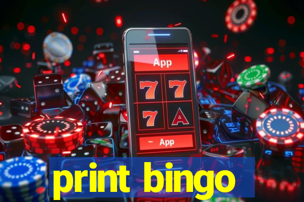 print bingo